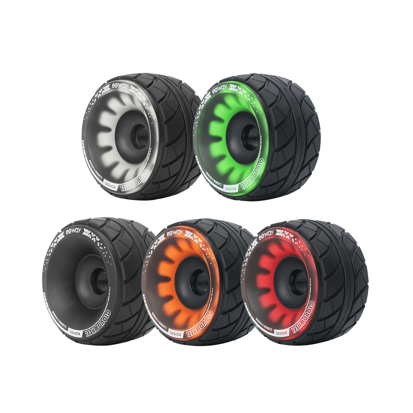 Cloudwheel 110mm Rovers Electric Skateboard Wheels - Exway Electric Skateboard