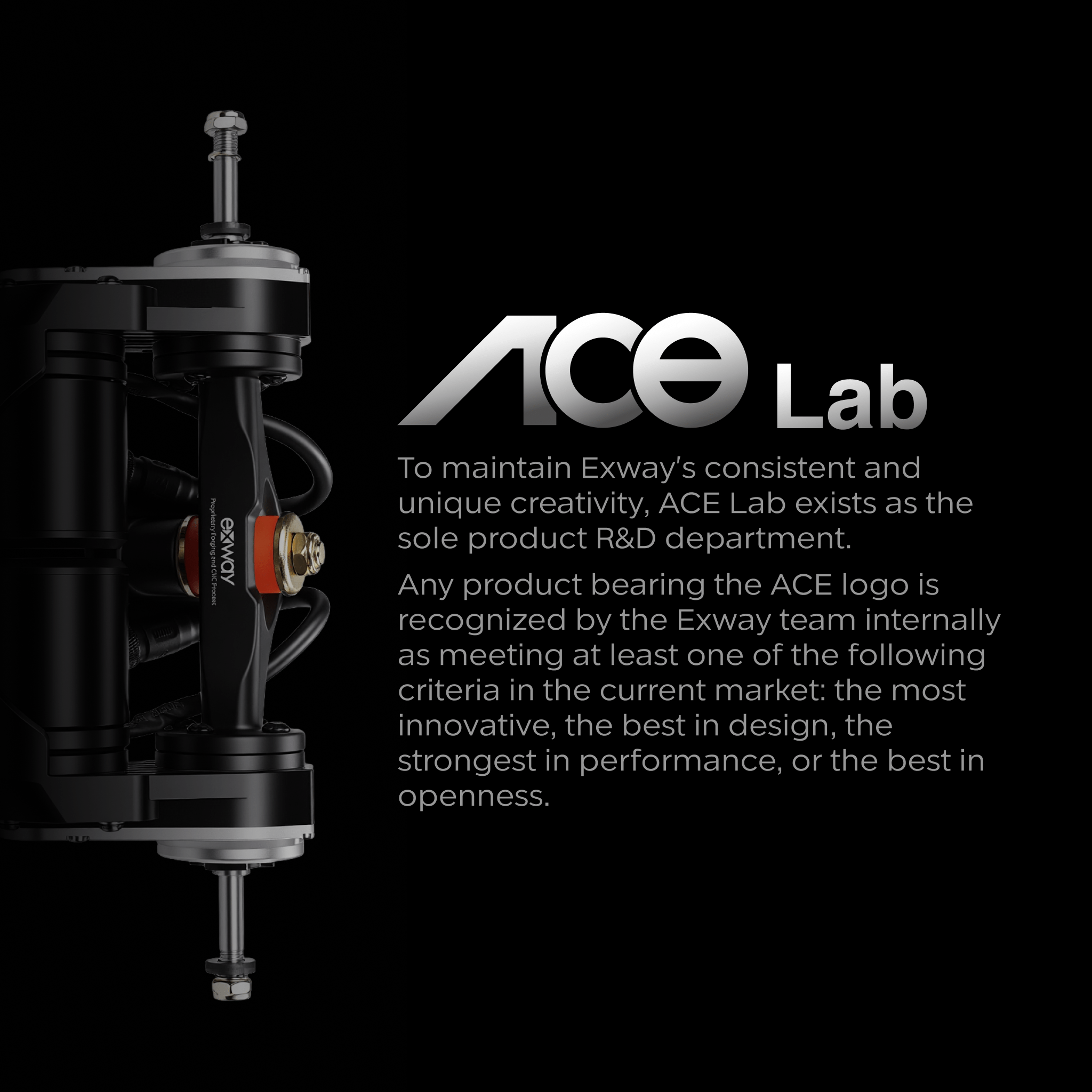 Exway × Ace Street Board Gear Drive Powertrain - Exway Electric Skateboard