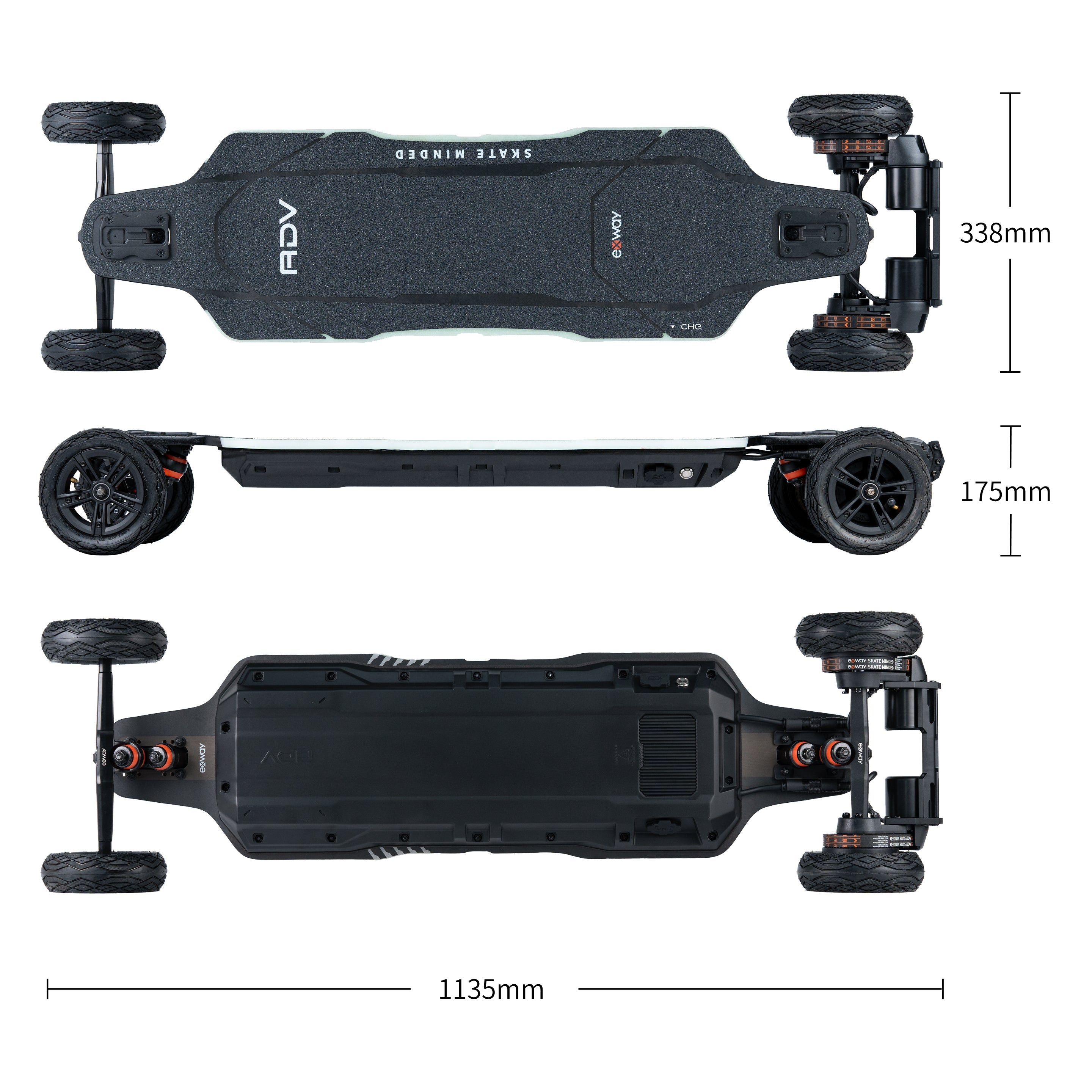 Exway ADV Pro (Pre-Order) - Exway Electric Skateboard