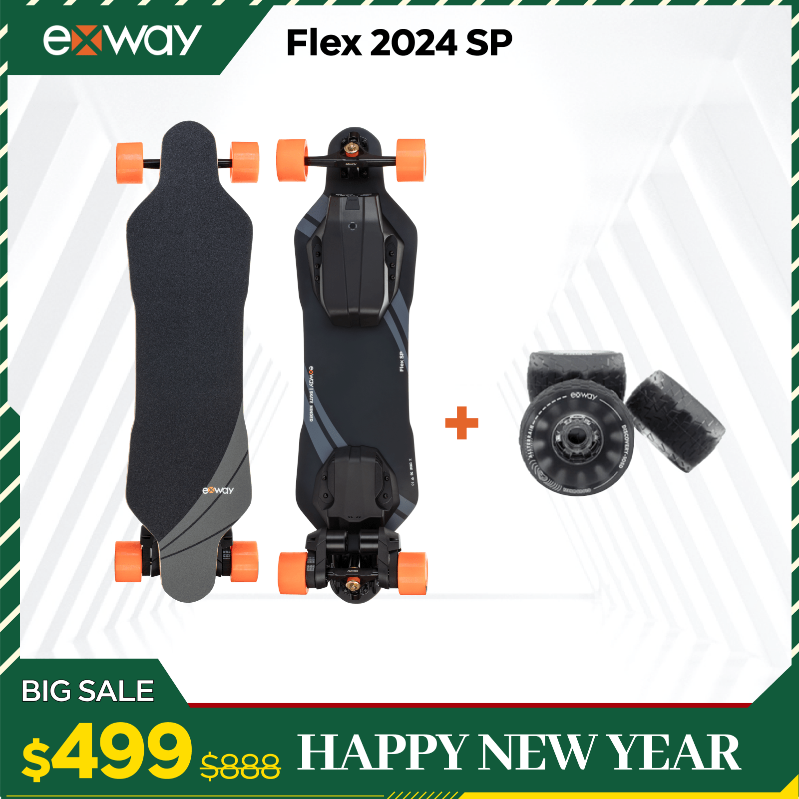 Exway Flex Series - Exway Electric Skateboard