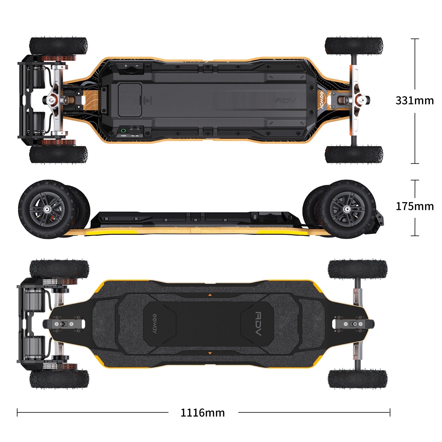 Exway ADV Ultra (Pre-Order) - Exway Electric Skateboard
