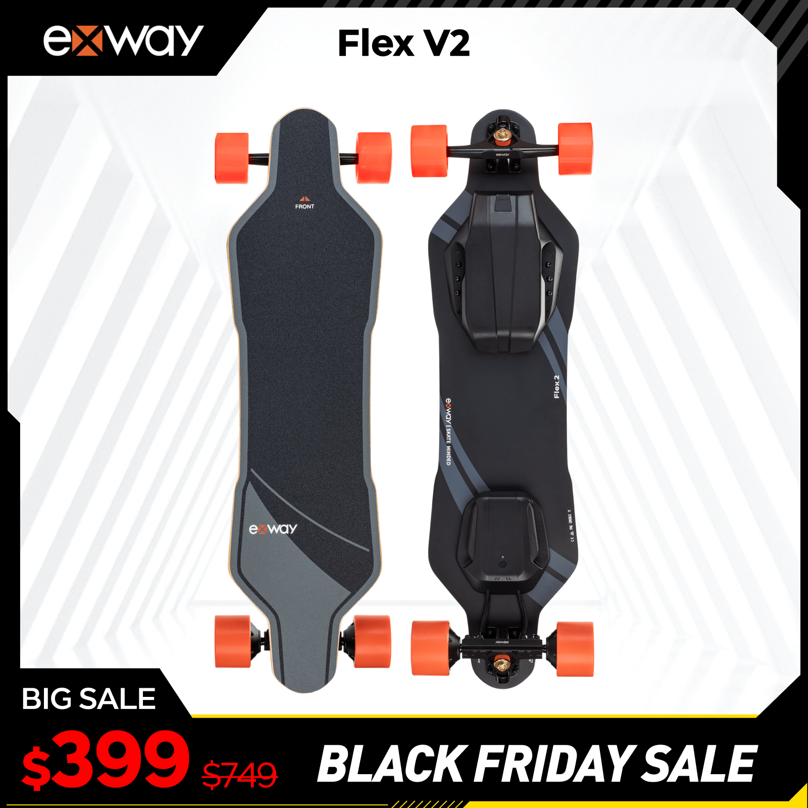 Exway Flex Series - Exway Electric Skateboard