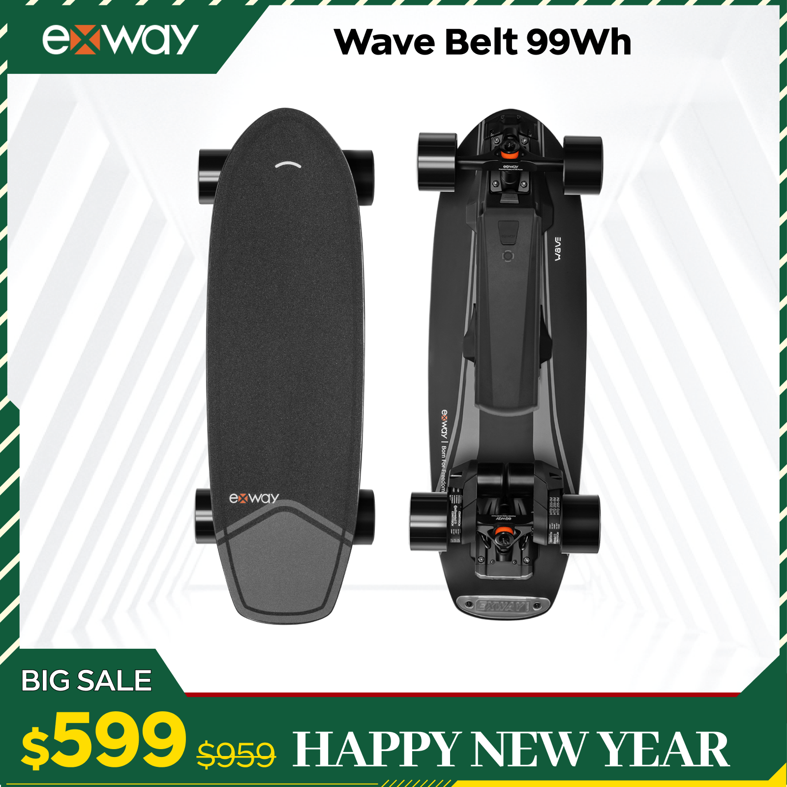 Exway Wave Series - Exway Electric Skateboard