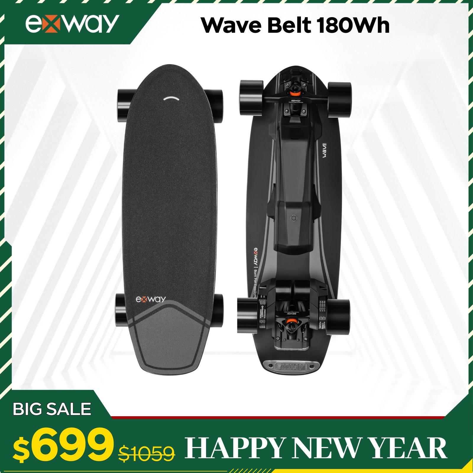 Exway Wave Series - Exway Electric Skateboard